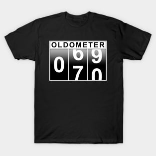 70th Birthday Oldometer T-Shirt